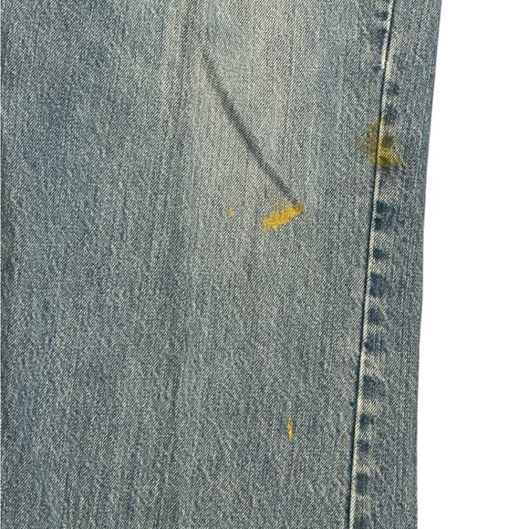 Vintage Orange Tab Levi’s in a 40 x 28 with Paint Stains No Style Tag - Picture 6 of 8